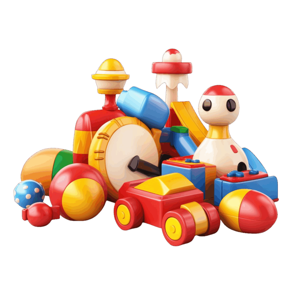 —pngtree—assorted colorful toys on white 16507628